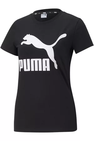 PUMA Women's Classics Logo T-Shirt in Black