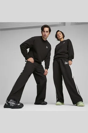 PUMA T7 Oversized Track Pants Unisex in , Size XS, Nylon