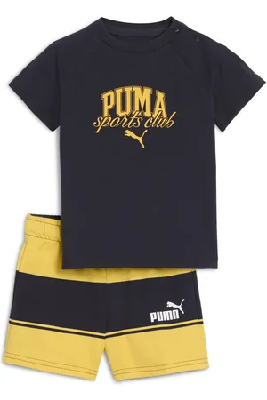 PUMA Minicats CLASS T-Shirt and Shorts Set Toddlers in , Size 6-9 Months, Cotton