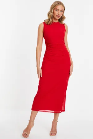 Quiz Mesh Midaxi Dress