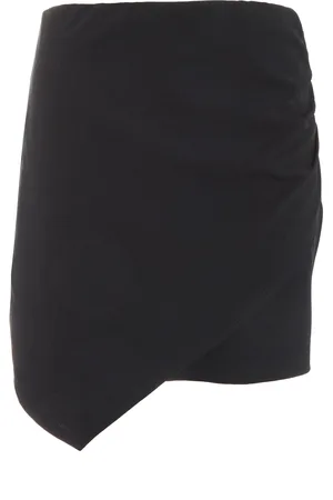 Quiz Ruched Wrap Mini Skirt