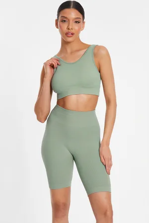 Quiz Sage Seamless Strappy Crop Top