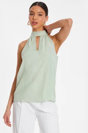 Quiz Sage High Neck Top