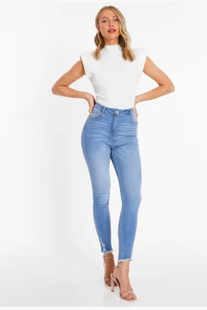 Quiz Denim Ripped Jeans