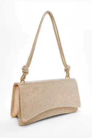 Quiz Diamante Shoulder Bag