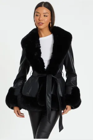 Quiz Faux Leather Jacket