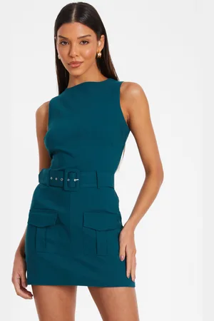 Quiz Round Neck Skort Playsuit