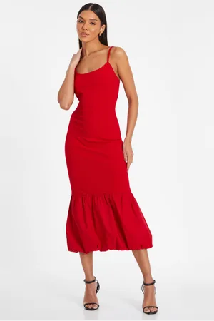 Quiz Puff Ball Midi Dress