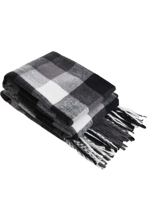 Quiz Checked Knit Scarf