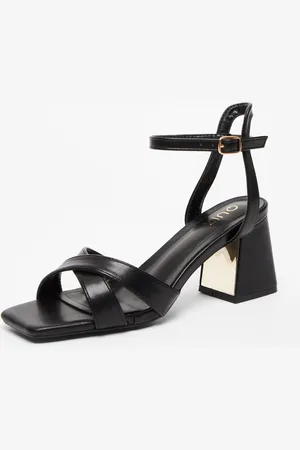 Quiz Cross Strap Heeled Sandal