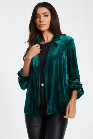 Quiz Velvet Blazer