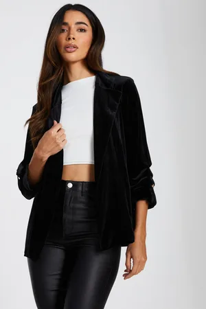 Quiz Velvet Blazer