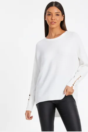 Quiz Light Knit Buttoned Jumper