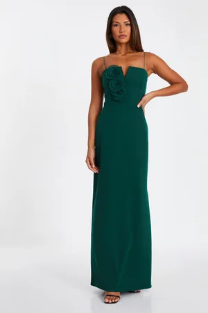 Quiz Floral Applique Maxi Dress
