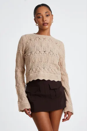 Quiz Scalloped Knit Jumper