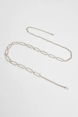 Quiz Diamante Square Link Belt