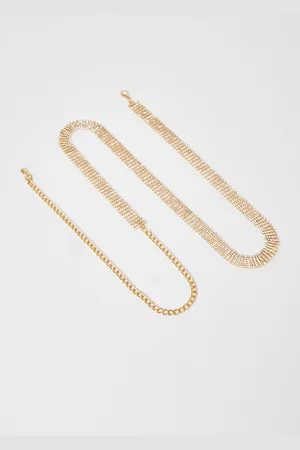 Quiz Diamante Chain Belt