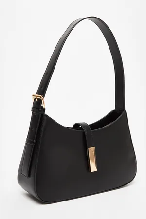 Quiz Faux Leather Shoulder Bag