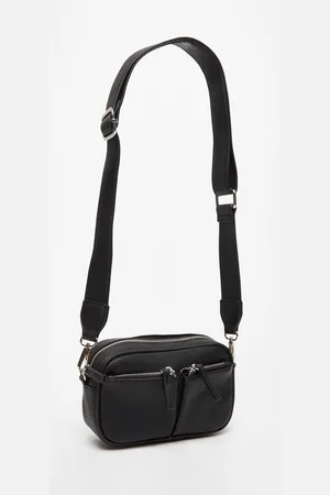 Quiz Faux Leather Camera Bag