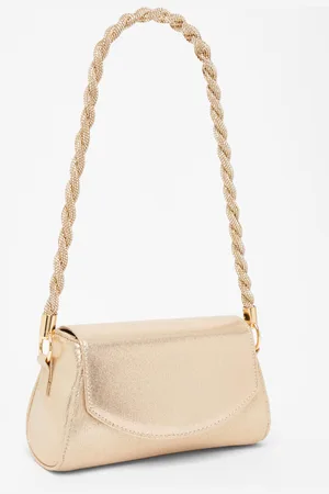 Quiz Diamante Strap Shoulder Bag