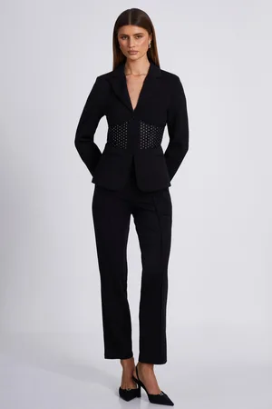 Quiz Diamante Corset Blazer