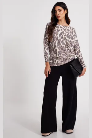 Quiz Knit Leopard Print Jumper