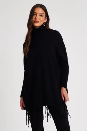 Quiz Knit Tassel Hem Jumper