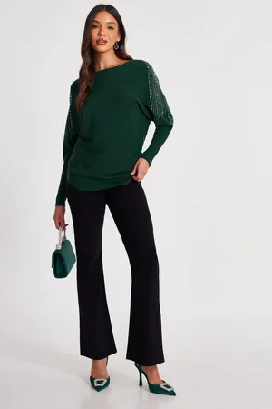 Quiz Bottle Knitted Diamante Jumper