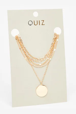 Quiz Multi Layered Long Necklace