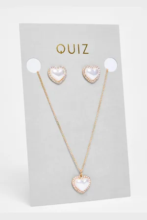Quiz Heart Jewellery Set