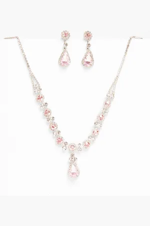 Quiz Diamante Tear Drop Set