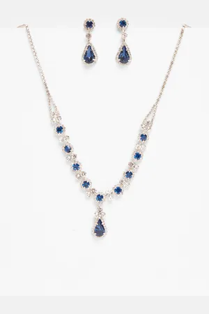 Quiz Diamante Tear Drop Set