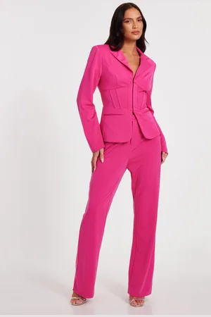 Quiz Woven Tailored Blazer