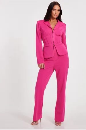 Quiz Woven Flared Trousers