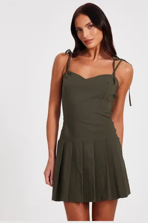 Quiz Pleated Mini Dress