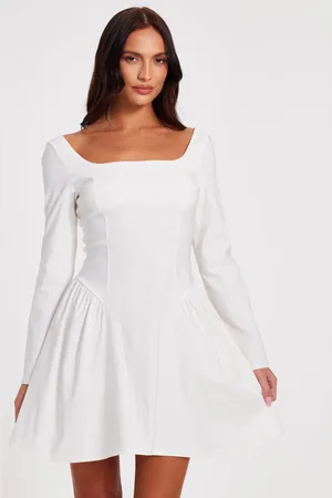 Quiz Bow Back Skater Dress