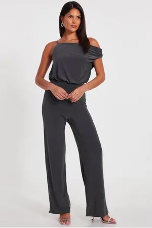 Quiz Asymmetric Draped Jumpsuit