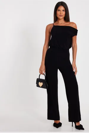 Quiz Asymmetric Draped Jumpsuit