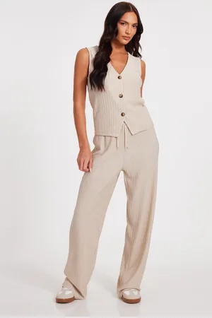 Quiz V Neck Textured Waistcoat