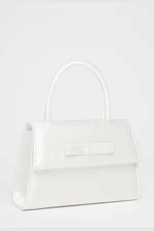 Quiz Bridal Satin Top Handle Bag