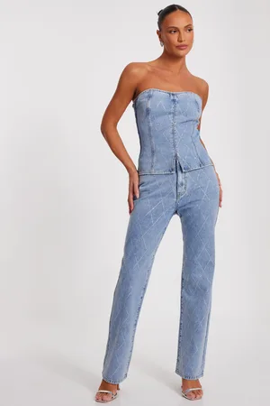 Quiz Diamante Denim Jeans