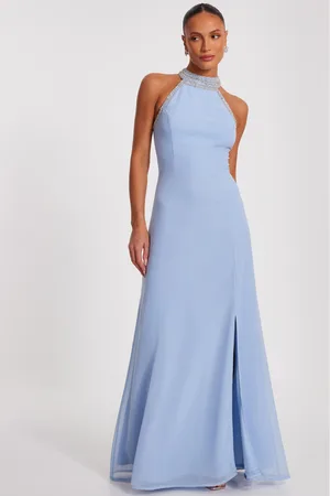 Quiz Embellished Chiffon Maxi Dress
