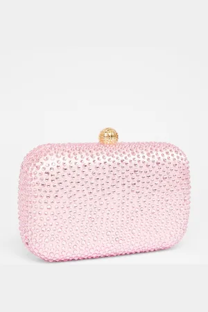 Quiz Diamante Clip Box Bag