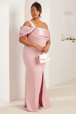 Quiz Curve One Shoulder Maxi Dress