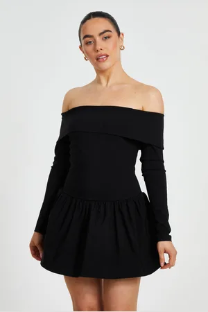 Quiz Petite Bardot Skater Dress