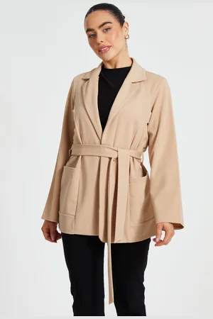 Quiz Petite Tie Waist Blazer