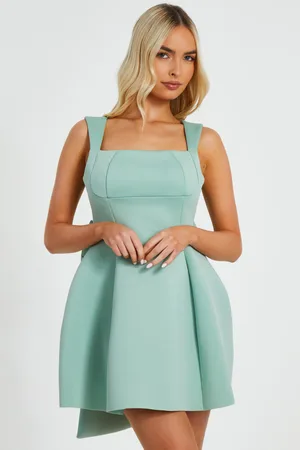 Quiz Bow Skater Dress