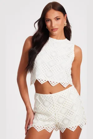 Quiz Crochet Tank Top