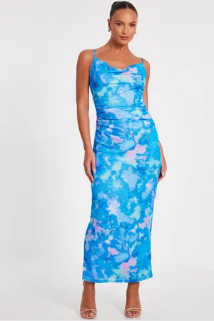 Quiz Marble Print Midaxi Dress