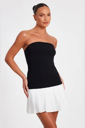 Quiz Contrast Mini Dress